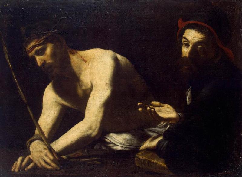 CARACCIOLO, Giovanni Battista Christ and Caiaphas China oil painting art